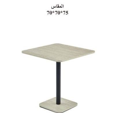  Square Pedestal Table for Cafes and Daily Use 
