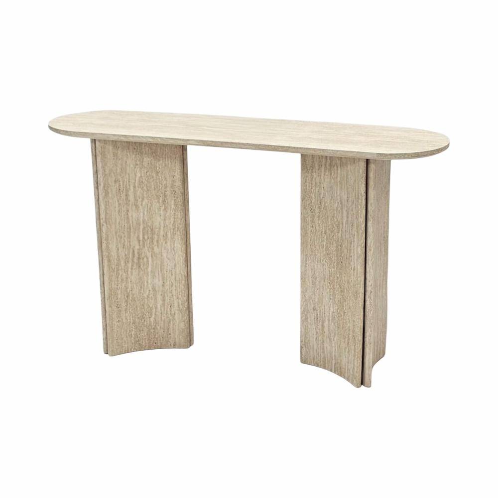  Modern Curved Entry Console Table Multi Color 