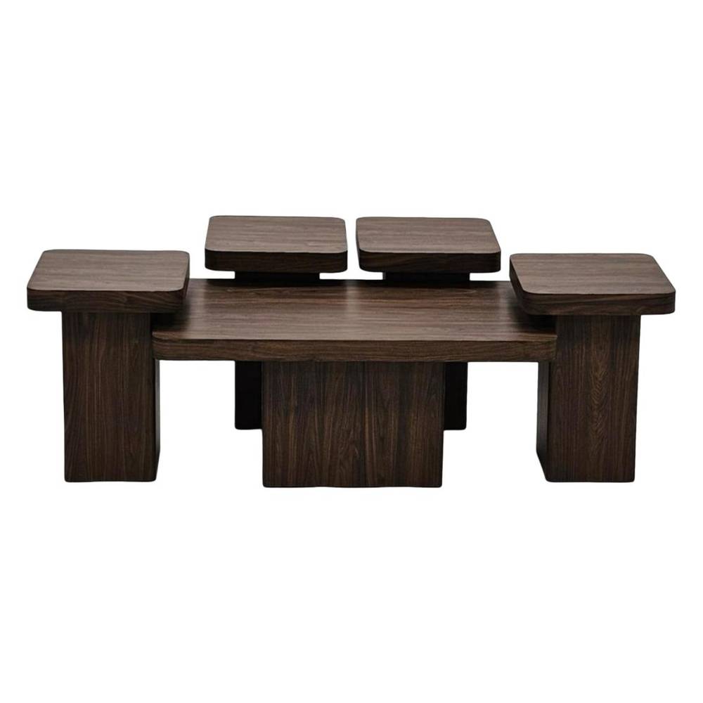  Modern Multicolor Coffee Table Set 4+1 
