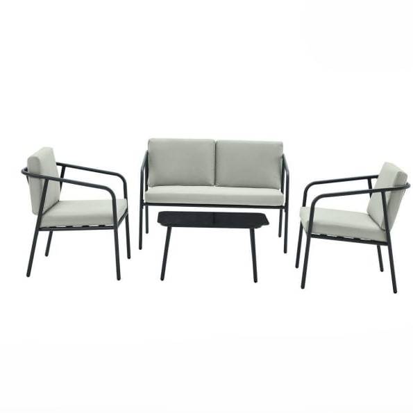  Modern Outdoor Seating Set – 4 Seats 