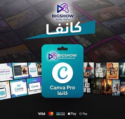 أشتراك canva بلس 6 أشهر