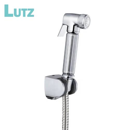 شطاف لوتز  مسكة معدنية كروم هوز ستانلس ستيل - Lutz