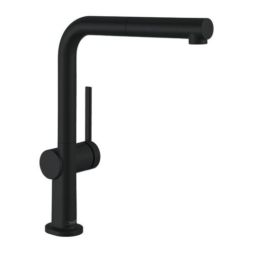 خلاط مطبخ اسود سحب هانز جروهي  Hansgroh Talis M54
