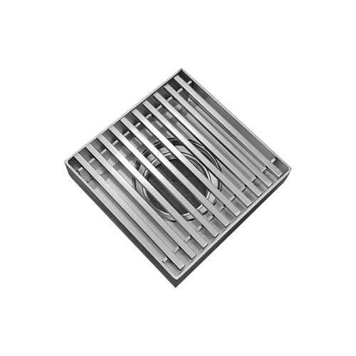 صفاية شبك كروم مطفي مع شبك ورداد 10X10CM