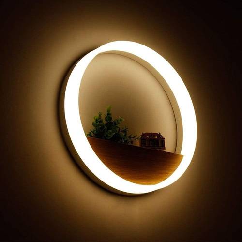 مراية دائرية ايطار  مضيئ ثلاثة الوان LED مقاس 70X70CM
