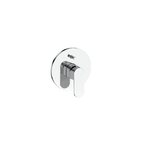 وجه قلب خلاط مخفي كروم يورو سمارت خطين (082241) BRONZO 2W