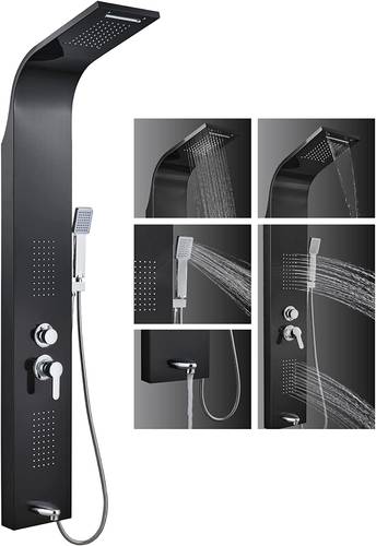 شاور جداري أسود Panel