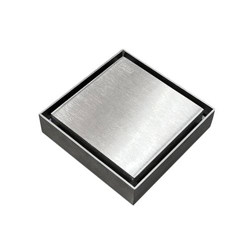 صفاية بلاط كروم مطفي مع شبك ورداد 20X20CM