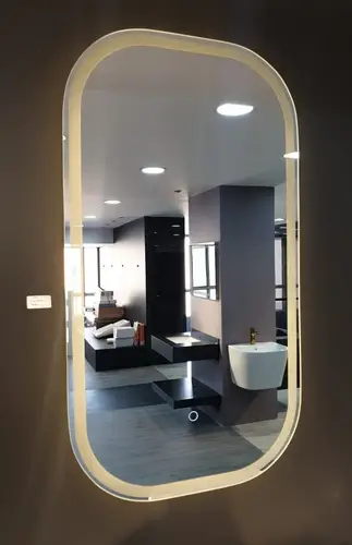  مراية مستطيلة  مضيئة ثلاثة الوان LED 90X50CM