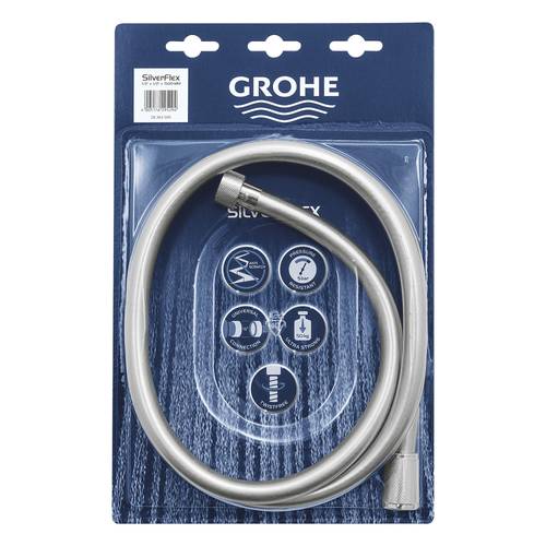 هوز سماعة او شطاف جروهي رمادي  GROHE 120cm 