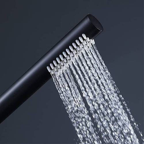سماعة دش كروم ايطالي لون أسود DOOX