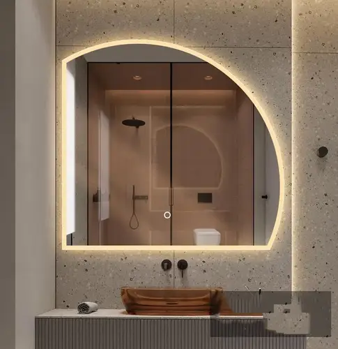 مراية  ثلاثة الوان LED مقاس 80X80CM