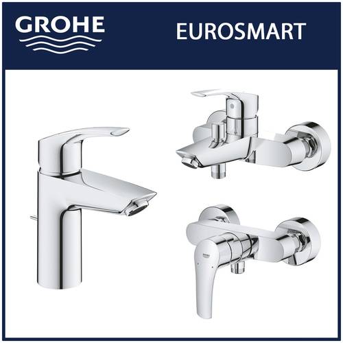 طقم خلاطات جروهي يورو سمارت ثلاث خلاطات GROHE EUROSMART