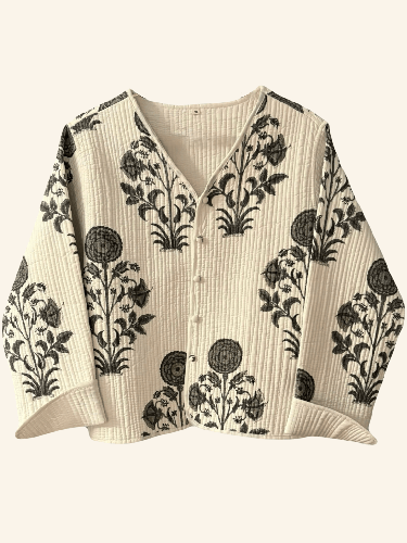 Frosted — Hand Quilted Jacket