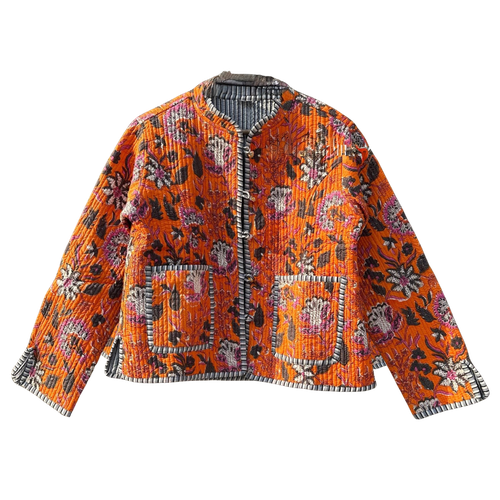 Tangerine – Hand Quilted Jacket