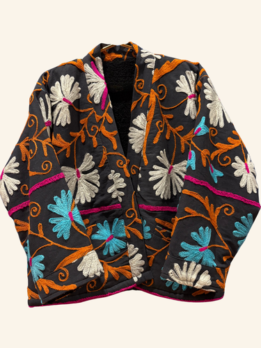 Ember & Teal – Suzani Hand Stitched Kimono