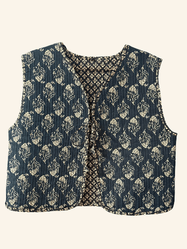 Ocean Mist – Hand Quilted Vest