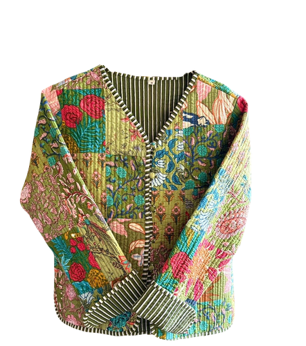Sage – Hand Quilted Jacket