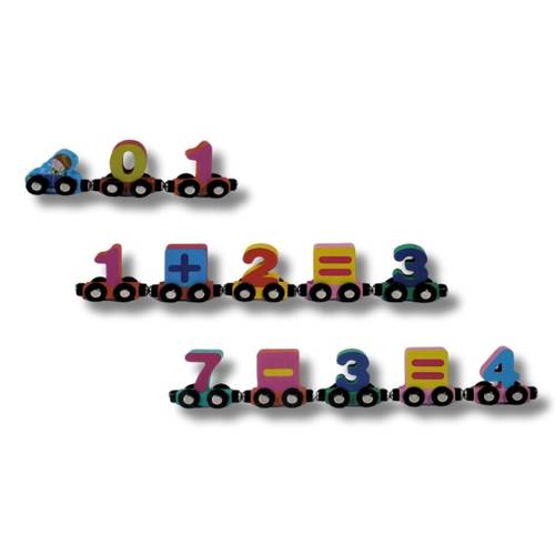 Magnetic Numbers Train Game for Kids Early Counting and Math Learning Suitable for Ages 3 Years and Above