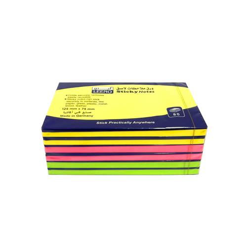 Sticky Note 75x125 Mix - 80 Sheets 6Pads