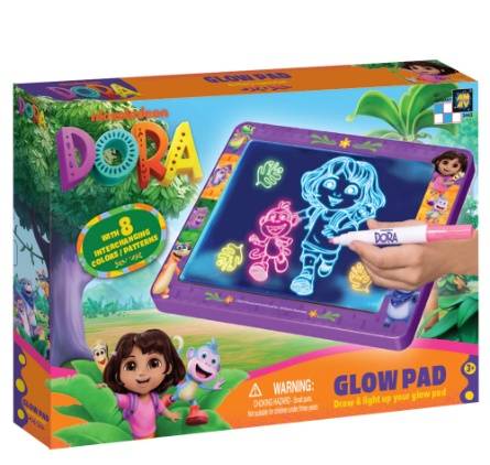Dora the Explorer Glow Pad - 8 Light Effects Drawing Tablet