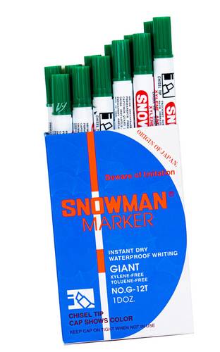 Marker permanent G12T Green