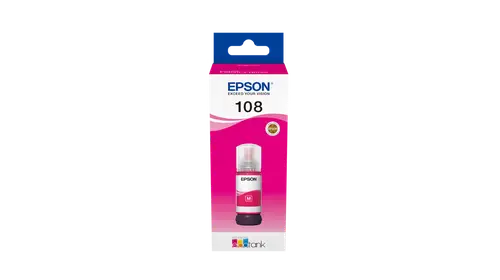حبر إبسون 108 أصلي لون أرجواني (ماجنتا) للطابعات L8050 / L18050