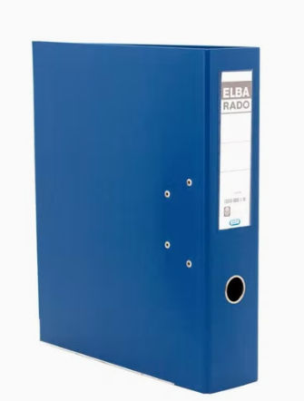 FILE BOX 2S-PLASTIC SIZE 7.5CM BLUE