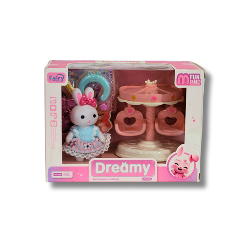 Dreamy - Cute Rabbit Fun Baby toy with Swings