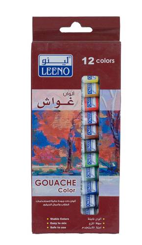 ألوان غواش 12 لون 6مل