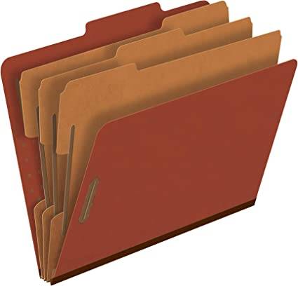 PARTITION FOLDER LEGAL SIZE AMERICAN COLOR