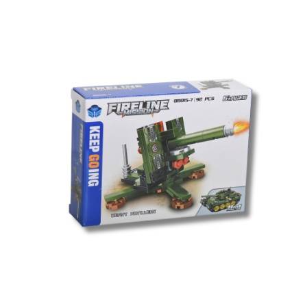 Heavy Artillery Building Set 92 Pieces Improves Building Skills Suitable for Ages 6+
