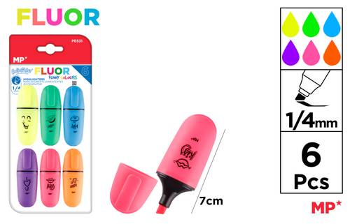 Highlighter Marker Mini 6 Units