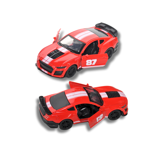 Die Cast Metal JAGUAR  Toy Car  Racing Car Model for Kids 3 Battery Operated  red and White