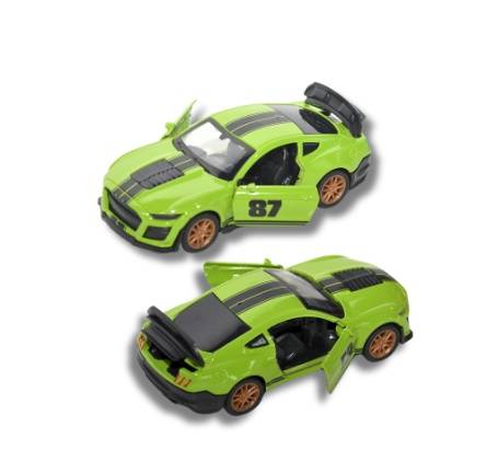 Die Cast Metal JAGUAR  Toy Car  Racing Car Model for Kids 3 Battery Operated  Green & Black
