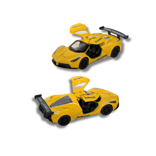 سيارة لعبة معدنية Die Cast رياضية - مجسم سيارة فراري سباق احترافي للأطفال 3+