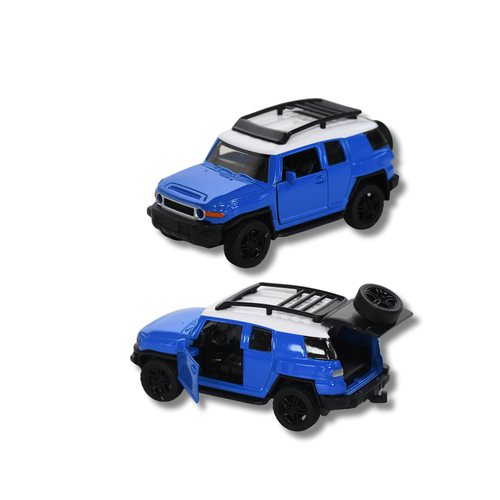 Die Cast Metal Toyota  Toy Car  Racing Car Model for Kids 3 Battery Operated   Blue