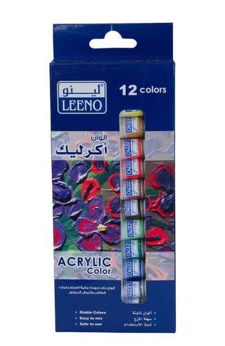 ألوان أكريلك 12 لون 6 مل