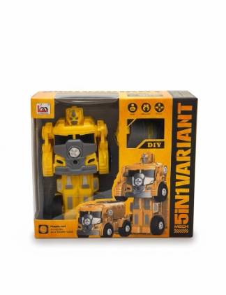 Transforming Excavator Robot Car  Kids Toy  2 in 1 Vehicle and  Robot