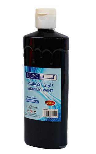 Acrylic Paint Color Black 250ml