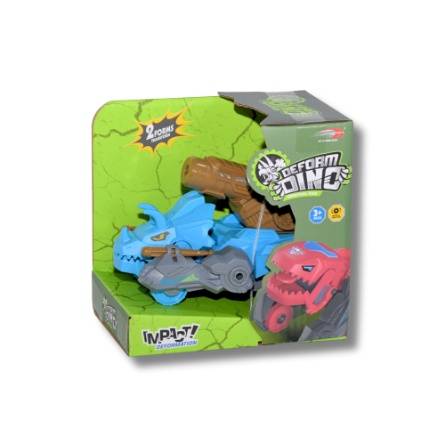 Transforming Dinosaur Car Toy – 2 in 1 – For Kids 3+ BLUE