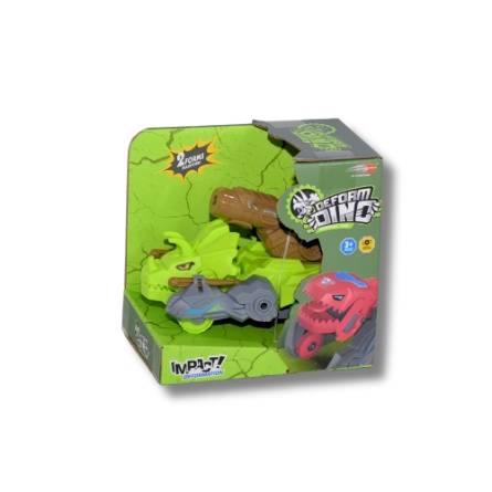 Transforming Dinosaur Car Toy – 2 in 1 – For Kids 3+ GREEN