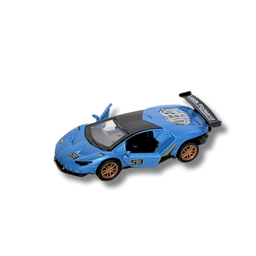 سيارة لعبة معدنية Die Cast رياضية - مجسم سيارة لامبرغيني سباق احترافي للأطفال 3+