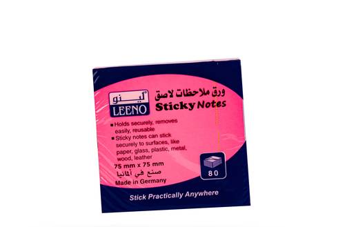 ورق ملاحظات 75*75 , 80 ورقة 6 حبات