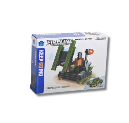 Combat Radar Vehicle Building Set 91 Pieces Improves Building Skills Suitable for Ages 6+