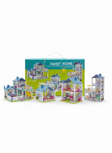 Dream House Playset for Kids – Interactive Doll House with Furniture and Accessories – Suitable for Ages 3+