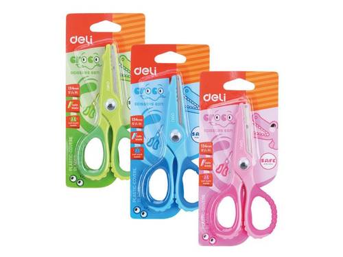 مقص مدرسي DELI بطول 13 سم 