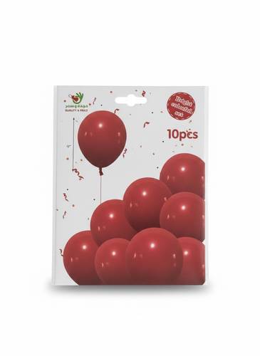 مجموعة البالونات الحمراء  المنتج الاحتفالي - 10 حبات
