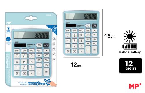 DUAL POWERED DESKTOP CALCULATOR
