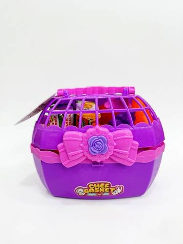 Kids Luxury Pink Picnic Kitchen Bag | Complete Tea & Treats Set